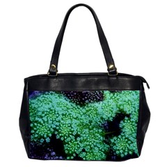 Green Queen Anne s Lace Landscape Oversize Office Handbag by okhismakingart