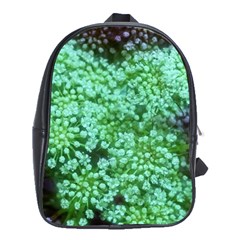 Green Queen Anne s Lace Landscape School Bag (xl) by okhismakingart