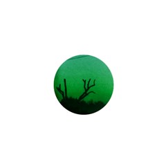 Creepy Green Scene 1  Mini Buttons by okhismakingart