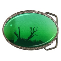 Creepy Green Scene Belt Buckles by okhismakingart