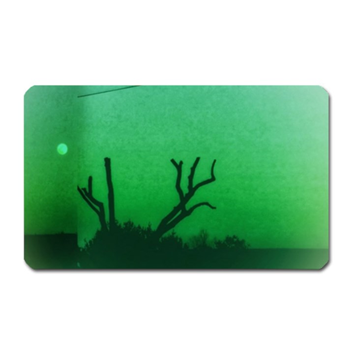 Creepy Green Scene Magnet (Rectangular)