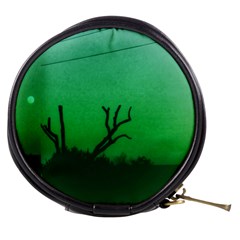 Creepy Green Scene Mini Makeup Bag by okhismakingart