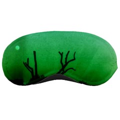 Creepy Green Scene Sleeping Masks by okhismakingart