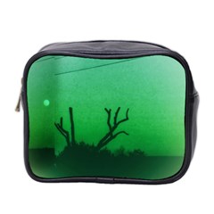 Creepy Green Scene Mini Toiletries Bag (two Sides) by okhismakingart