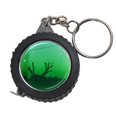 Creepy Green Scene Measuring Tape by okhismakingart