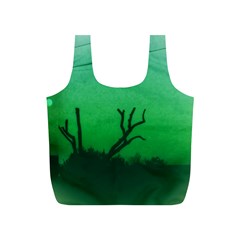 Creepy Green Scene Full Print Recycle Bag (s) by okhismakingart