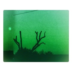 Creepy Green Scene Double Sided Flano Blanket (large)  by okhismakingart