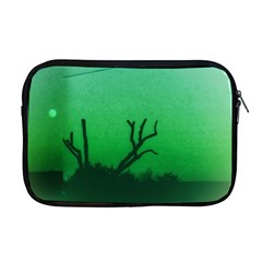 Creepy Green Scene Apple Macbook Pro 17  Zipper Case by okhismakingart