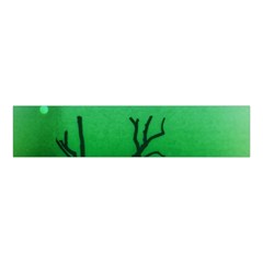 Creepy Green Scene Velvet Scrunchie by okhismakingart