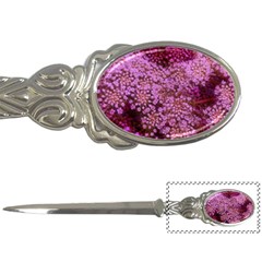 Pink Queen Anne s Lace Landscape Letter Opener by okhismakingart