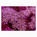 Pink Queen Anne s Lace Landscape Large Glasses Cloth (2-Side) Front