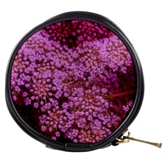 Pink Queen Anne s Lace Landscape Mini Makeup Bag by okhismakingart