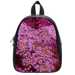 Pink Queen Anne s Lace Landscape School Bag (small) by okhismakingart