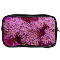 Pink Queen Anne s Lace Landscape Toiletries Bag (two Sides) by okhismakingart