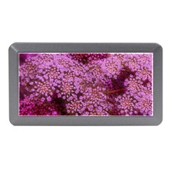 Pink Queen Anne s Lace Landscape Memory Card Reader (mini) by okhismakingart