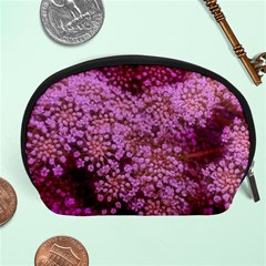 Pink Queen Anne s Lace Landscape Accessory Pouch (large) by okhismakingart