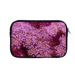 Pink Queen Anne s Lace Landscape Apple Macbook Pro 13  Zipper Case by okhismakingart