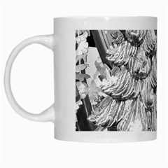 Black And White Christmas White Mugs by okhismakingart