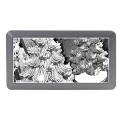 Black And White Christmas Memory Card Reader (mini) by okhismakingart