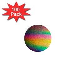 Rainbow Streaks 1  Mini Magnets (100 Pack)  by okhismakingart