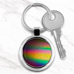 Rainbow Streaks Key Chains (round)  by okhismakingart