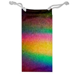 Rainbow Streaks Jewelry Bag by okhismakingart