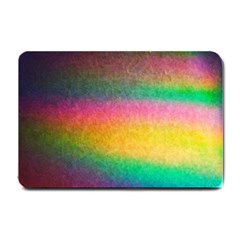 Rainbow Streaks Small Doormat  by okhismakingart