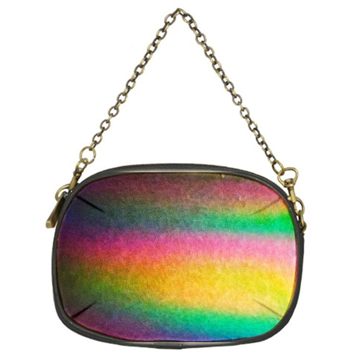 Rainbow Streaks Chain Purse (One Side)