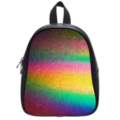 Rainbow Streaks School Bag (small) by okhismakingart