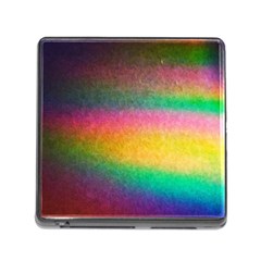 Rainbow Streaks Memory Card Reader (square 5 Slot) by okhismakingart