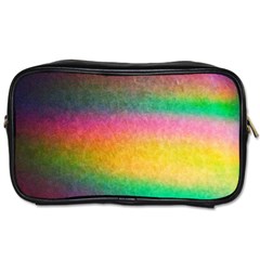 Rainbow Streaks Toiletries Bag (one Side) by okhismakingart