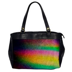 Rainbow Streaks Oversize Office Handbag by okhismakingart