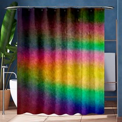 Rainbow Streaks Shower Curtain 60  X 72  (medium)  by okhismakingart