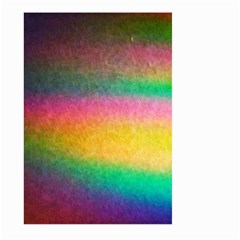 Rainbow Streaks Large Garden Flag (two Sides) by okhismakingart