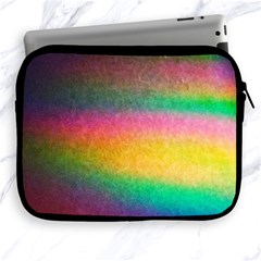 Rainbow Streaks Apple Ipad 2/3/4 Zipper Cases by okhismakingart