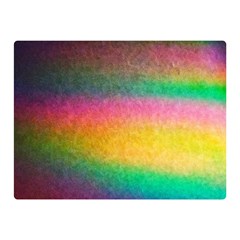 Rainbow Streaks Double Sided Flano Blanket (mini)  by okhismakingart