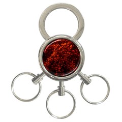 Red Goldenrod 3-ring Key Chains by okhismakingart