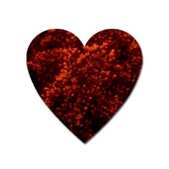 Red Goldenrod Heart Magnet