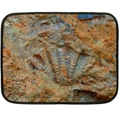 Shell Fossil Fleece Blanket (mini) by okhismakingart