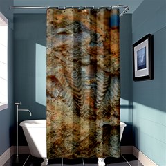 Shell Fossil Shower Curtain 36  X 72  (stall)  by okhismakingart