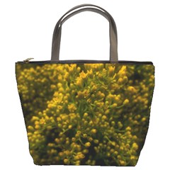 Yellow Goldrenrod Bucket Bag