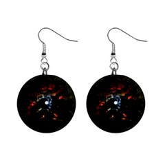 Moon Supernova Mini Button Earrings by okhismakingart