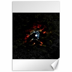 Moon Supernova Canvas 12  X 18  by okhismakingart