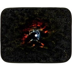 Moon Supernova Fleece Blanket (mini) by okhismakingart