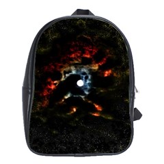 Moon Supernova School Bag (xl) by okhismakingart