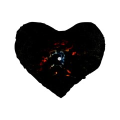 Moon Supernova Standard 16  Premium Heart Shape Cushions by okhismakingart