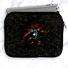 Moon Supernova Apple Ipad 2/3/4 Zipper Cases by okhismakingart