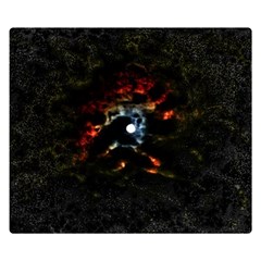 Moon Supernova Double Sided Flano Blanket (small)  by okhismakingart