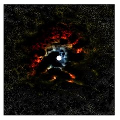 Moon Supernova Large Satin Scarf (square) by okhismakingart