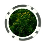 Green Goldenrod Poker Chip Card Guard Back